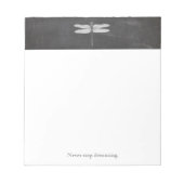 Name der einfachen Dragonfly-Natur Notizblock (Vorderseite)