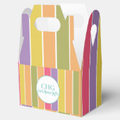 Name der einfarbigen Streifen Geschenkschachtel (Geöffnet)