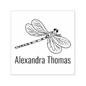 Name der eleganten Libelle Nr. 3 Permastempel (Design)