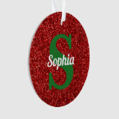 Name der ersten Monogramm-Bezeichnung für den Weih Ornament (Vorderseite)