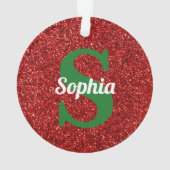 Name der ersten Monogramm-Bezeichnung für den Weih Ornament (Rückseite)