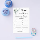 Name der Eukalyptus-Spielkarte für Gewürzgrün Flyer (Einzeln)