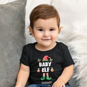 Name der Familie der Babyelen, passend zu Weihnach Baby T-shirt