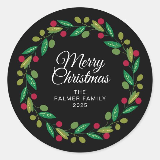 Name der Familie der Blutherzen Runder Aufkleber (Vorderseite)