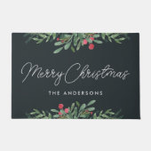 Name der Familie der Weihnachtsbotaniker Fußmatte (Vorderseite)