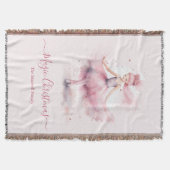 Name der Familie der Weihnachtsnutcracker ballerin Decke (Vorderseite)