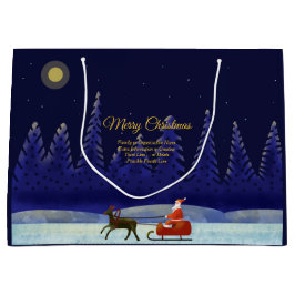 Name der Familie / Organisation Blau hinzufügen +  Große Geschenktüte