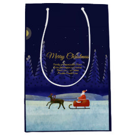 Name der Familie / Organisation Blau hinzufügen +  Mittlere Geschenktüte