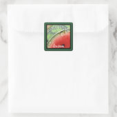 Name der Familie Picnic Watermelon Aufkleber (Tasche)