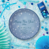 Name der Familienorganisation glücklich Neues Jahr Pappteller (Party)