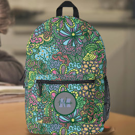Name der Fantasy-Flora und ihres Originals Bedruckter Rucksack