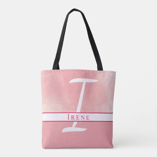 Name der Farbe Rosa Monogramm Tasche (Rückseite)