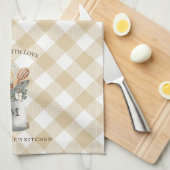 Name der Farm Monogram Geschirrtuch (Viertel Falte)