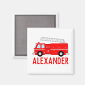 Name der Feuerwehrfahrzeuge Magnet (Vorderseite/Rückseite)