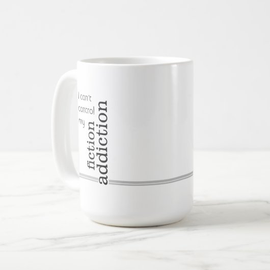 Name der Fiktion "Lover Reader" buchen Kaffeetasse (Vorderseite Links)