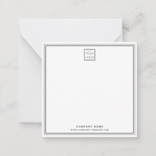 Name der Firma für einfaches, modernes Unternehmen Mitteilungskarte (Vorderseite)