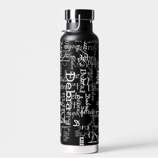 Name der Flasche/Monogramm Trinkflasche (Rechts)