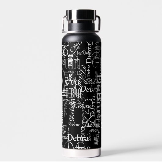 Name der Flasche/Monogramm Trinkflasche (Rückseite)