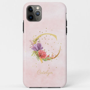 Name der floralen Wasserfarbe Anfangsbuchstabe C Case-Mate iPhone Hülle