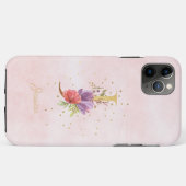 Name der floralen Wasserfarbe Anfangsbuchstabe J Case-Mate iPhone Hülle (Rückseite (Horizontal))