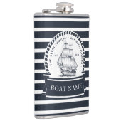 Name der Flotte Blue Luxury Boat Family Flachmann (Rechts)