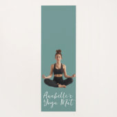 Name der Foto-Geschenkkarte Yogamatte (Rückseite)