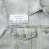 Name der französischen blauen Wildblumen Namensschild (Beispiel)