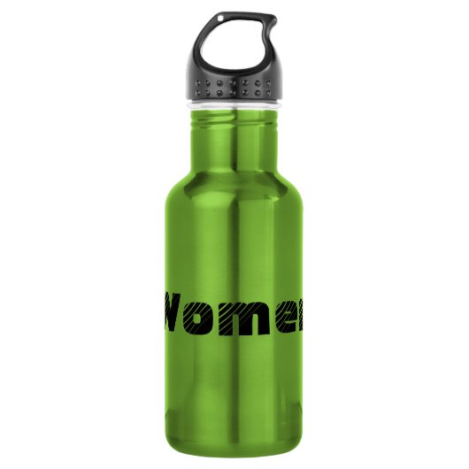 Name der Frau Farbe matt Wasser Flasche Edelstahlflasche (Vorderseite)