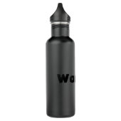 Name der Frau Farbe matt Wasser Flasche Edelstahlflasche (Links)