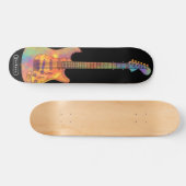 Name der Funky Electric Gitarre Skateboard (Horizontal)