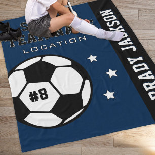Name der Fußballmannschaft und Spieler Fleecedecke