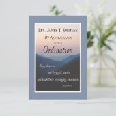 Name der Gebetskarte 10. Jubiläum Dankeskarte (Stehend Vorderseite)