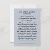 Name der Gebetskarte 10. Jubiläum Dankeskarte (Rückseite)