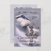 Name der Gebetskarte 25. Jubiläumsverordnung Dankeskarte (Vorne/Hinten)