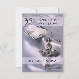 Name der Gebetskarte 35. Ordination Jubiläum Host Dankeskarte