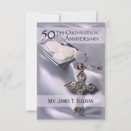 Name der Gebetskarte 50. Jubiläum Dankeskarte