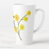 Name der gelben floralen Monogramm Milchtasse (Rechts)