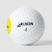 Name der gelben Monogramm-Initialen Golfball (Logo)