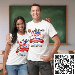 Name der gesamten Star Teacher Wertung Woche weiß T-Shirt