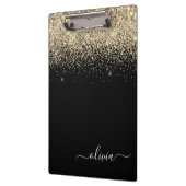 Name der Girl-Monogram-Glitzer Klemmbrett (Links)