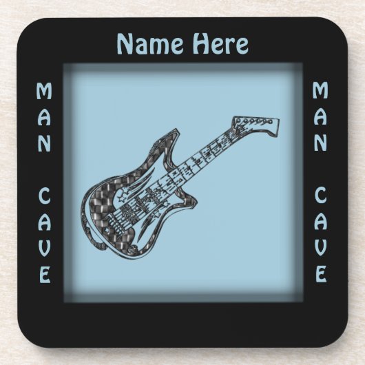 Name der Gitarrenhöhle Untersetzer (Vorderseite)