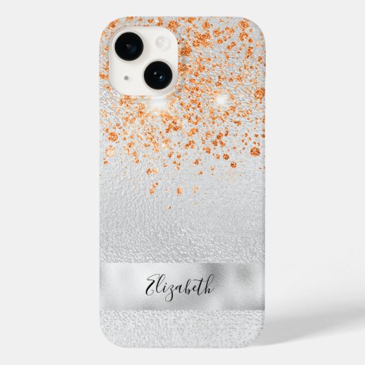 Name der Glitzern für den Silbergold-Glitzer Case-Mate iPhone Hülle (Rückseite)