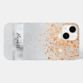 Name der Glitzern für den Silbergold-Glitzer Case-Mate iPhone Hülle (Rückseite (Horizontal))