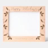 Name der glücklichen Familie Geätzte Rahmen (Vorderseite)