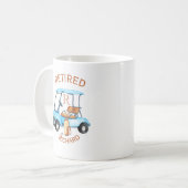 Name der Golf-Remügram-Monogramm Kaffeetasse (Vorderseite Links)