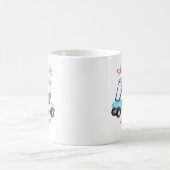 Name der Golf-Remügram-Monogramm Kaffeetasse (Mittel)