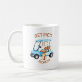 Name der Golf-Remügram-Monogramm Kaffeetasse (Links)