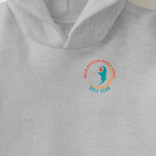 Name der Golf School Club League Hoodie