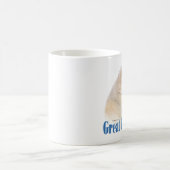 Name der Großen Pyrenäen (schwarz) Kaffeetasse (Mittel)