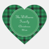 Name der grünen und schwarzen, gemütlichen Plätze Herz-Aufkleber (Vorderseite)